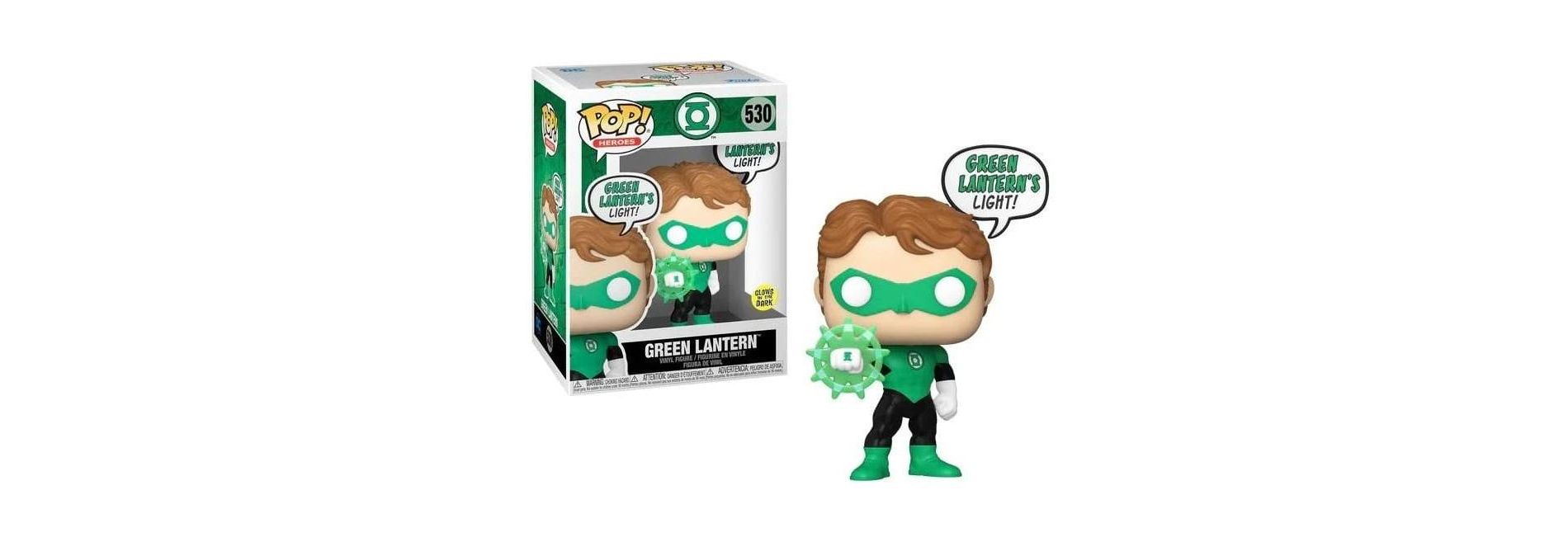 Funko Pop! Heroes: DC - Green Lantern - Glow-in-The-Dark Vinyl Figure #530 #82765
