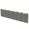 Gabion Wall Galvanized Steel 177.2"x11.8"x39.4"vidaXL - 2 of 4