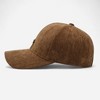 Anna-Kaci Women's Herringbone Baseball Cap with Bow Accent and Curved Brim - 4 of 4