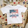 The Juniper Shop American Girly Flag Coquette Toddler Short Sleeve Tee - 2 of 4