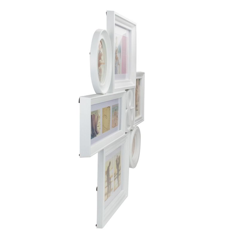 Northlight 27.75" White Multi-Size Collage Photo Picture Frame Wall Decoration, 3 of 7