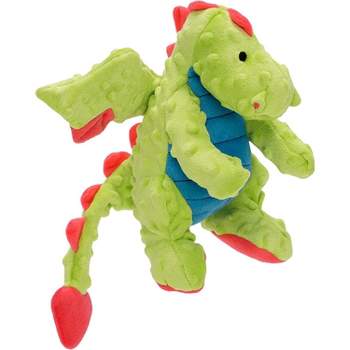 goDog Dragons Squeaker Plush Pet Toy for Dogs & Puppies, Soft & Durable, Tough & Chew Resistant, Reinforced Seams