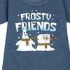 - SpongeBob SquarePants - Frosty Friends Graphic Short Sleeve Fleece Dress - 2 of 4