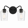 Craftmade Lighting Shayna 2 - Light Vanity in  Flat Black - 3 of 3
