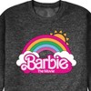 Men's - Barbie - Barbie Logo Rainbow Graphic Fleece Sweatshirt - 2 of 4