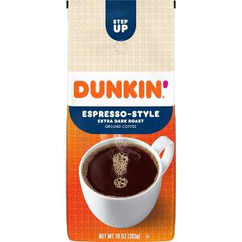 Dunkin' Donuts Espresso-Style Extra Dark Roast Ground Coffee - 10oz
