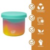 Silipint: Silicone 10oz Lidded Bowls: 2 Pack Aurora - Unbreakable, Flexible - 3 of 4