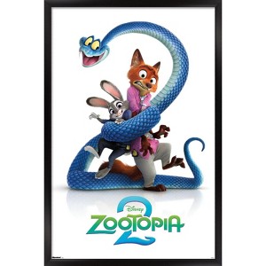 Trends International Disney Zootopia 2 (2025) - Teaser One Sheet Framed Wall Poster Prints - 1 of 4