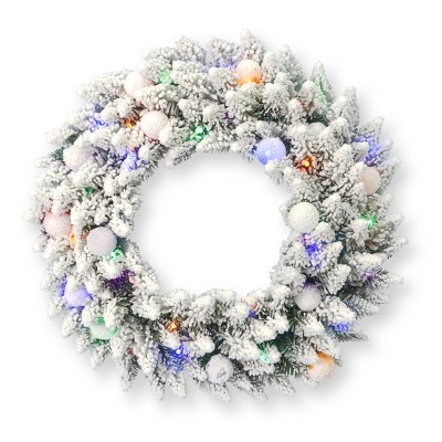 Christmas Snow Kissed Pine Wreath