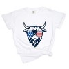 Simply Sage Market Patriotic Cow Sunglasses Garment Dyed Tee - 2 of 4