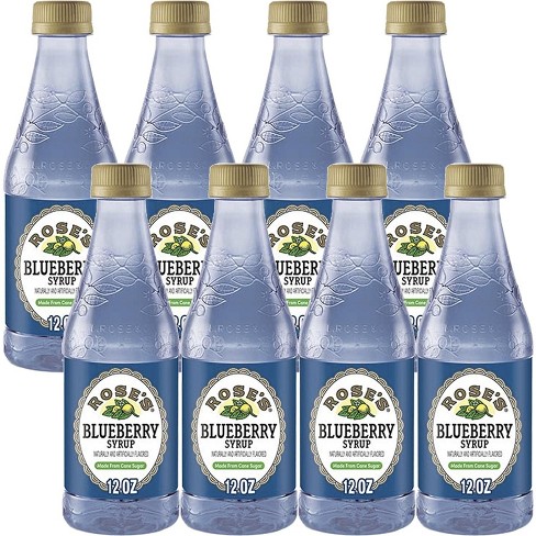 Rose’s Blueberry Syrup 8 Pack 12 OZ Bottle, | Perfect for Cocktails, Beverages, and Mixers - image 1 of 1