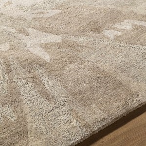 Hauteloom Ilfeld Athena Gray Floral Wool Rug - 1 of 4