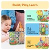 PICASSO-TILES Magnetic Tiles for Kids, 38PCS Magnet Tile Dinosaur Theme, Educational Building Blocks Set, STEM Toy - 4 of 4