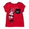 Disney Minnie Mouse Nightmare Before Christmas Winnie the Pooh Lilo & Stitch Valentines Day Girls T-Shirt Toddler - 2 of 4