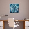 Mandala in Blue II by Danhui Nai Unframed Wall Canvas - iCanvas - 3 of 4