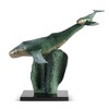 SPI Home Diving Lesson Sculpture – Humpback Whale Aluminum Statue, 22.5” Coastal Accent for Indoor or Garden Display - 2 of 4