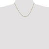 Black Bow Jewelry 1.5mm 10K Yellow Gold Solid Cable Chain Necklace - 2 of 4