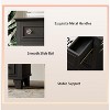 6 Drawer Dresser, Wooden Storage Chest of Drawers with Metal Handles, Modern Wide Dresser TV Stand, for Bedroom, Living Room, Entryway - 2 of 4