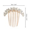 Unique Bargains Women's Butterfly Rhinestones Side Comb 1 Pc - 2 of 4