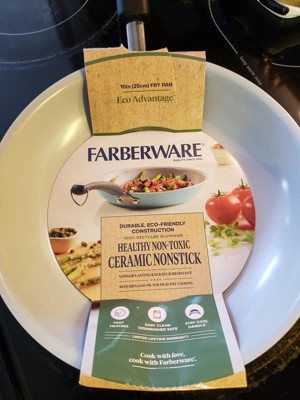 Farberware Eco Advantage Ceramic Nonstick Deep Frying Pan With Helper  Handle, 12.5-Inch & Reviews