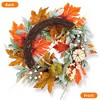 18 Inch Halloween Wreath, Halloween Artificial Garland - 4 of 4