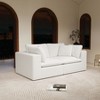 Dexmalle Corduroy Upholstered Modular Sectional Sofa,White - 4 of 4