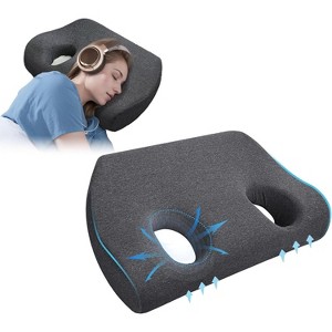Ear Piercing Pillow for Side Sleepers with Ear Hole Memory Foam Ear Pillows - 1 of 4