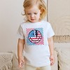 The Juniper Shop SmileyWorld Patriotic Checkered Lightning Toddler Short Sleeve Tee - 3 of 4