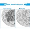 Unique Bargains Diatomite Water Absorbent Quick Drying Non-slip Coaster 4 Inch - 3 of 4