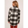 Women's Plaid Oversized Shacket - Hem & Thread - 2 of 3