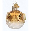 Old World Christmas Glass Blown Christmas Ornament for Tree, Pufferfish (With OWC Gift Box) - 2 of 4
