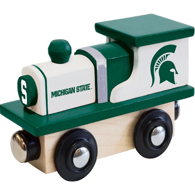 MasterPieces Officially Licensed NCAA Michigan State Spartans Wooden Toy Train Engine For Kids, 1 of 6