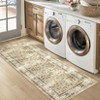 Elegant Washable Floral Rug – Non-Slip Low Pile Carpet for Living Room, Bedroom, Entryway & Kitchen - 4 of 4