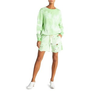 n:philanthropy Womens Coco Distressed Casual Walking Shorts - 1 of 2