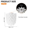 Unique Bargains PP Round Ball Shaped Toilet Brush Replacement Heads 0.59" - 2 of 4