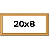 PosterPalooza | 20x8 Wood Antique Frame with UV Acrylic, 4 Finishes: Bronze, Gold, Silver, and Black - 2 of 4