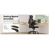 NicBex Ergonomic Mesh Office Chair,Home Office Desk Chair with Flip-Up Arms,Adjustable Lumbar Support,Desk Chair with Headrest for Study Room - 4 of 4