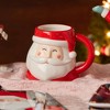 Certified International (Set of 4) 17oz Christmas Whimsy Santa 3D Mugs - 3 of 4