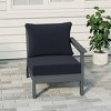 WestinTrends  Avalon Outdoor Patio HDPE Right Arm Facing Sectional Corner Club Chair with Patio Cushions - 2 of 4