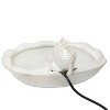 Sunnydaze 7"H Electric Glazed Ceramic Fish Outdoor Water Fountain - 4 of 4