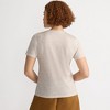 Lands' End Women's Relaxed Supima Cotton V-Neck T-Shirt - 2 of 4