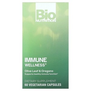 Immune Wellness, Olive Leaf & Oregano, 60 Vegetarian Capsules, Bio Nutrition - 1 of 4