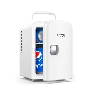 AstroAI Mini Fridge, 4 Liter/6 Can AC/DC Portable Cooler Refrigerators for Skincare, Beverage - 1 of 4
