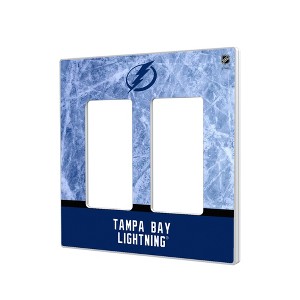 NHL Eastern Conference Teams Ice Wordmark Hidden-Screw Light Switch Plate for Double Rocker - 1 of 4