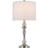 Cal Lighting BO-3097TB-2 60W Effingham Metal Table Lamp with Crystal Font and Hardback Drum Fabric Shade (Sold As Pairs) - 3 of 4