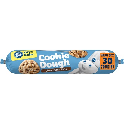 Pillsbury Chocolate Chip Cookie Dough - 30oz: No Artificial Colors, No Artificial Sweeteners, No High Fructose Corn Syrup