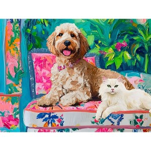 Springbok Floral Companions 500pc Jigsaw Puzzle - 1 of 4