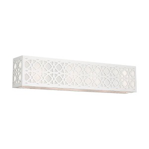 Livex Lighting Calinda 4 - Light Vanity in  Polished Chrome - 1 of 2