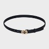 Women's Plaque Belt - A New Day™ Black - 2 of 3