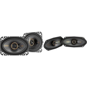 Kicker 51KSC41004 KS-Series 4x10" Coaxial Speakers with .5" tweeters w/ 51KSC4604 4x6" Coaxial Bundle - 1 of 4